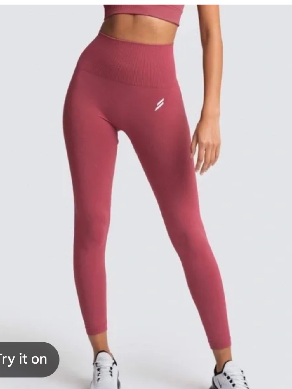 DOYOUEVEN Seamless High-Rise Leggings - Rose Mauve
